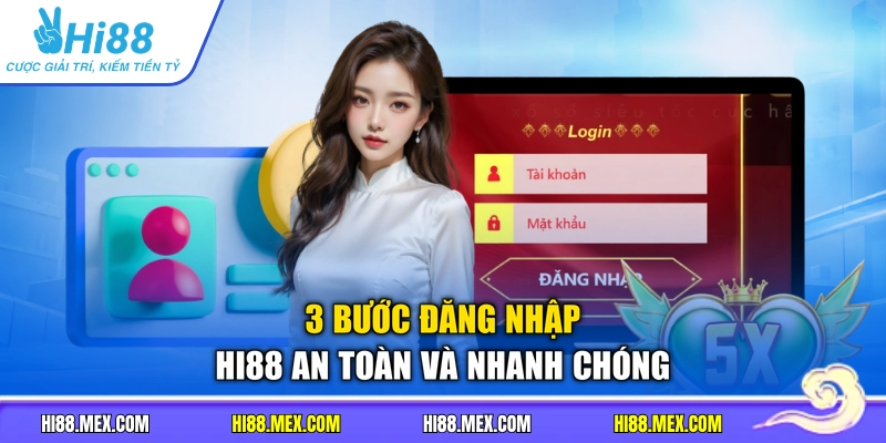 3 bước đăng nhập HI88 an toàn và nhanh chóng